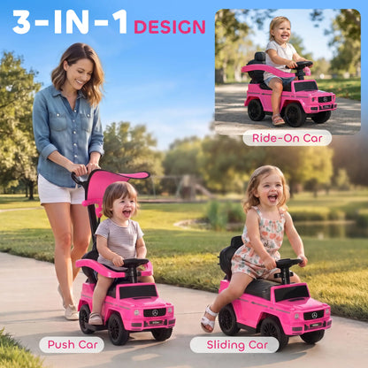 Mercedes-Benz G350 Licensed Push Car, Pink Push Cars for Toddlers at Gallery Canada