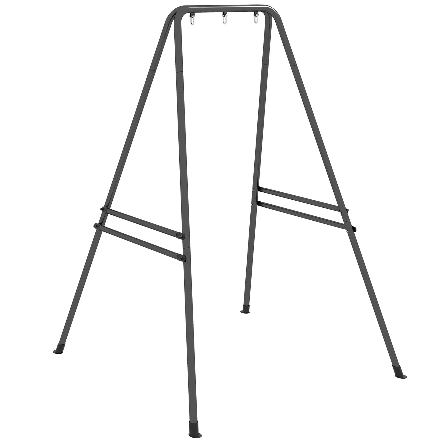 Heavy Duty Metal Hammock Chair Stand, 48.8" x 56.3" x 70.9", Black Hammock Stands at Gallery Canada