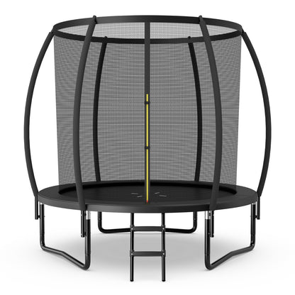 10 Feet ASTM Approved Recreational Trampoline, Black Trampolines at Gallery Canada