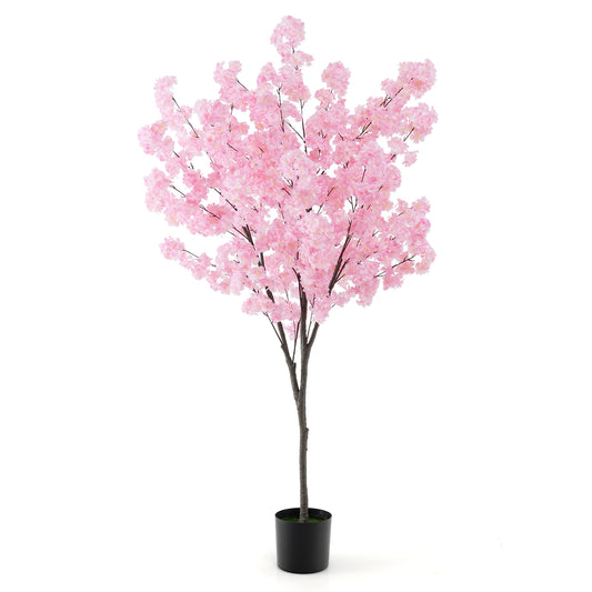 6.5 FT Artificial Cherry Blossom Tree, 900 Pink Flowers, Pink Faux Plants Pink at Gallery Canada