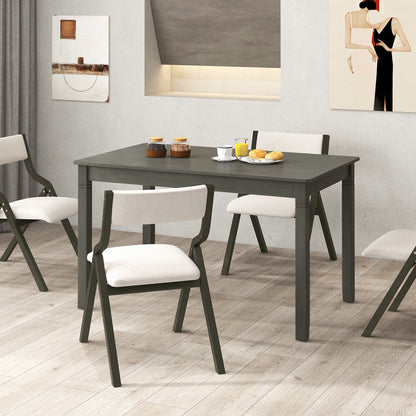 48-Inch Wooden Dining Table For 4, Rectangular Kitchen Table, Gray Dining Tables at Gallery Canada