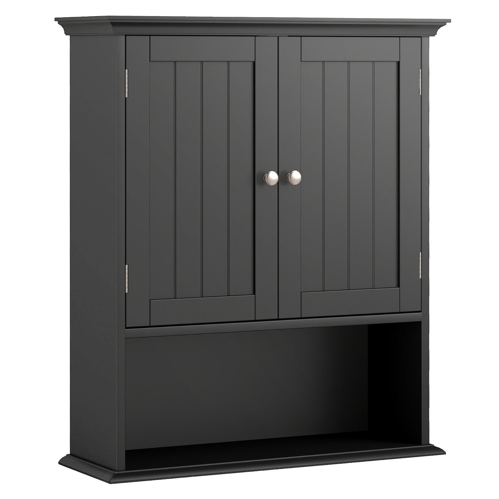 Wall Mount Bathroom Cabinet With Doors, Shelves, Black Wall Cabinets at Gallery Canada