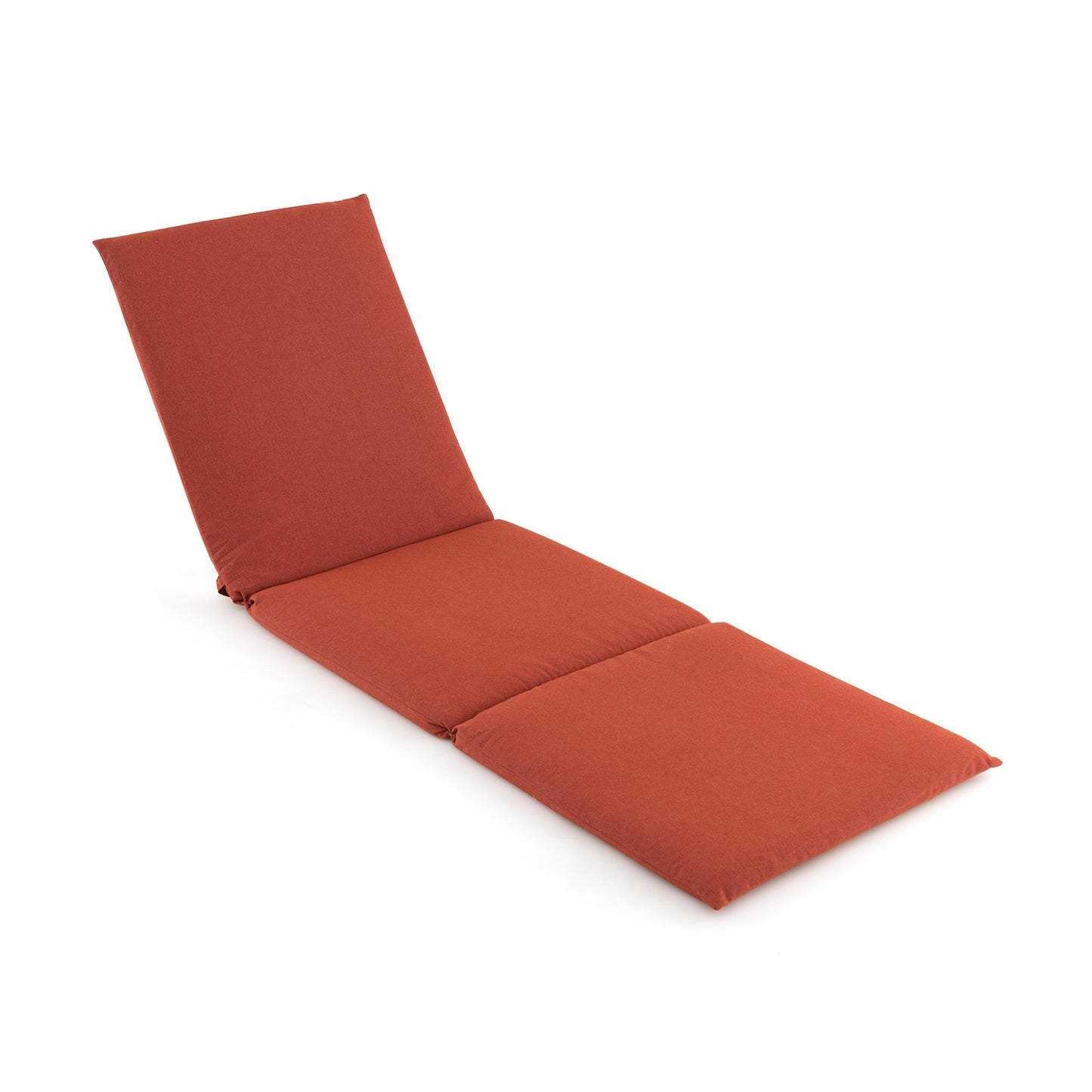Outdoor Chaise Lounge Cushion, Folding Pad With Straps, Orange Outdoor Furniture Accessories at Gallery Canada