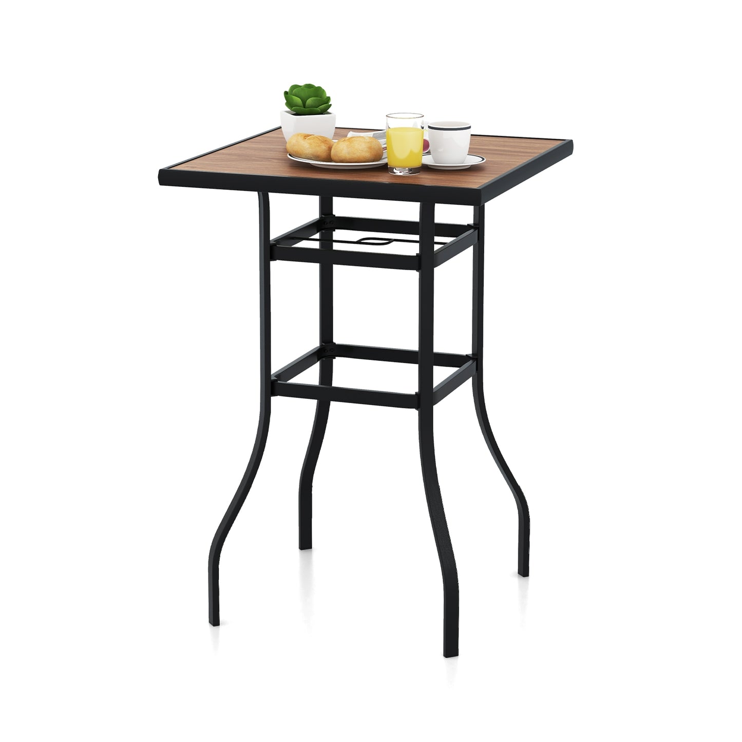 Patio Bar Table, 27.5 Inches, For Garden Backyard Poolside Patio Coffee Tables Options at Gallery Canada