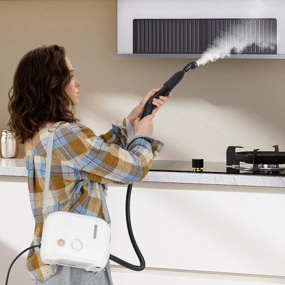 1500W Portable Steam Cleaner, 34 oz Water Tank, White Vacuums & Cleaners at Gallery Canada