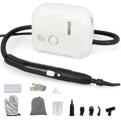 1500W Portable Steam Cleaner, 34 oz Water Tank, White Vacuums & Cleaners at Gallery Canada