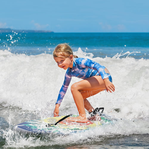 Lightweight Body Board, 33/37/41 Inches, EPS Core XPE Deck, Multicolor