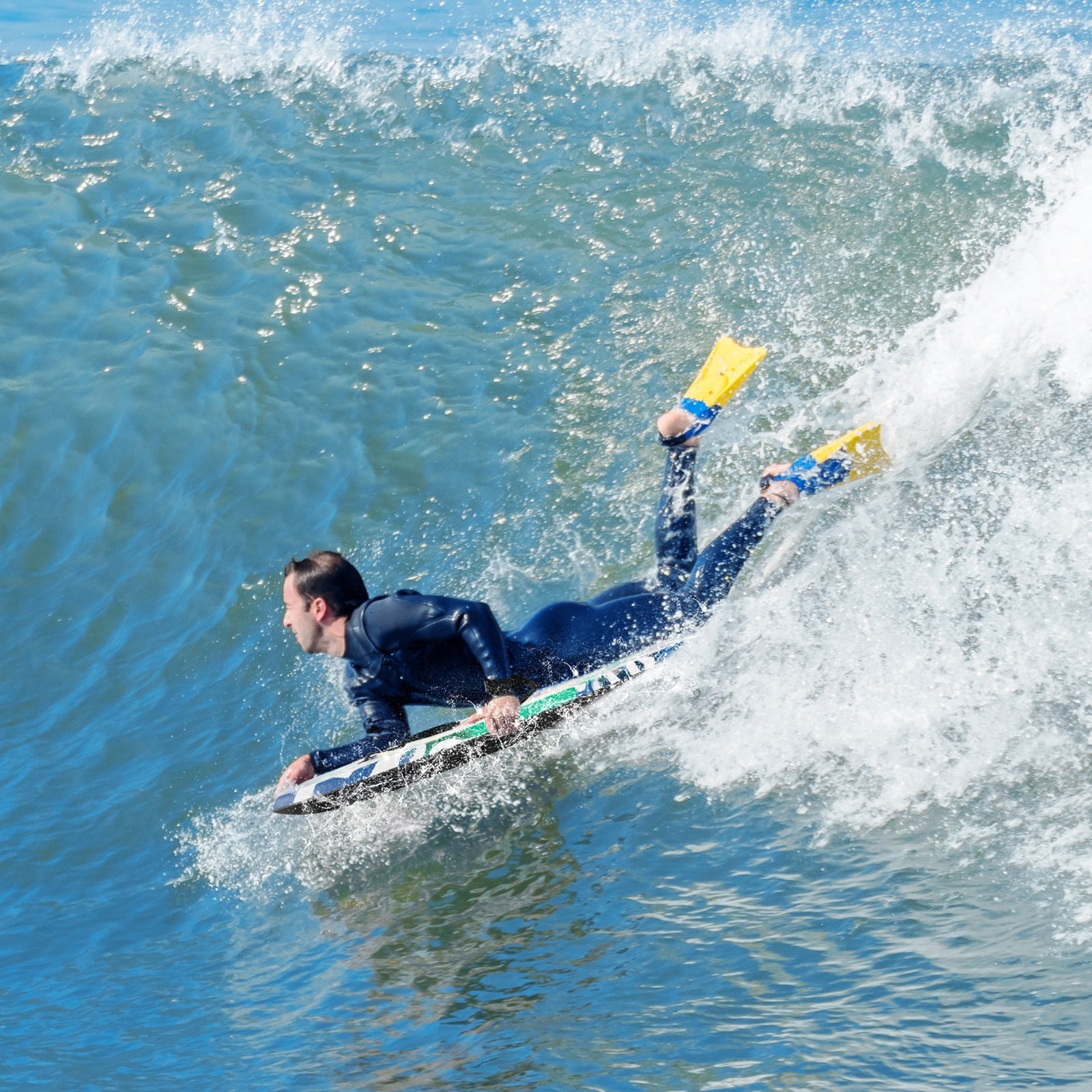Lightweight Body Board, 33/37/41 Inches, EPS Core XPE Deck, Multicolor Surfing at Gallery Canada