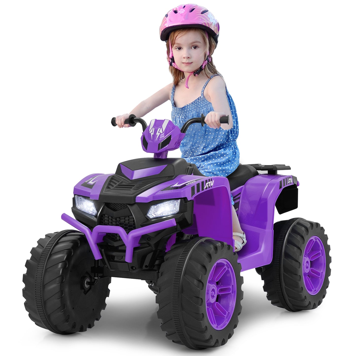 24V Kids Electric ATV, Wireless, For Toddlers 3-8 Years, Purple Powered Ride On Toys at Gallery Canada