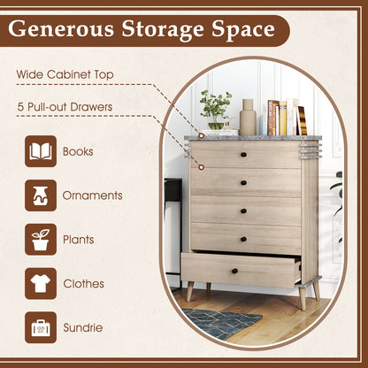 Farmhouse Chest Dresser, Tall Storage Organizer, Grey Dressers & Chests at Gallery Canada