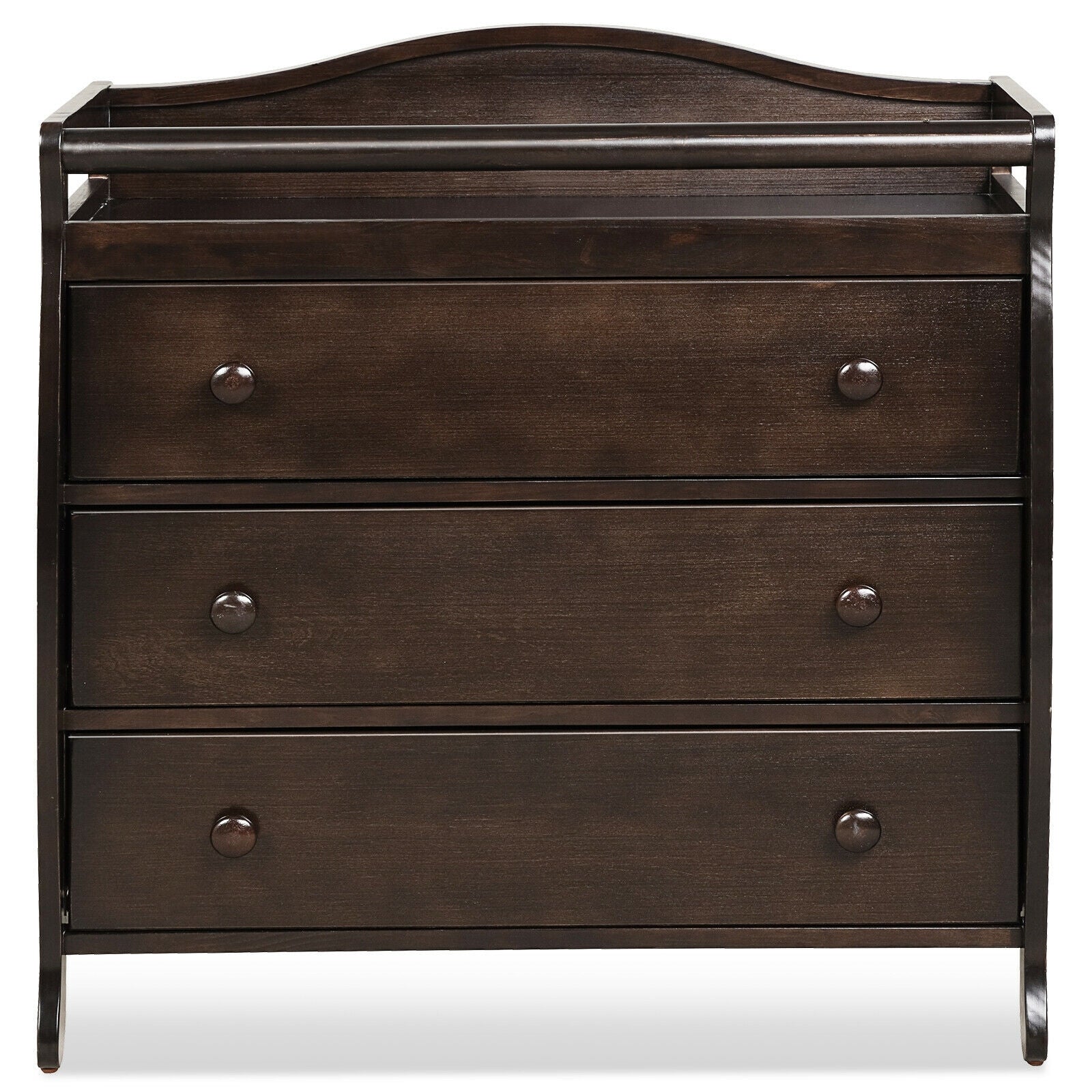Baby Changing Table, 3 Drawers, Safety Belt, Brown Changing Tables at Gallery Canada
