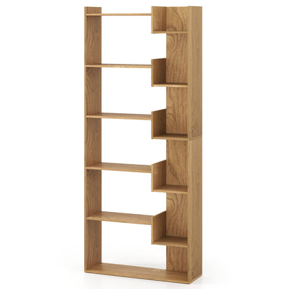 6-Tier Bookshelf, Wooden Bookcase, 2 Anti-Tipping Kits, Natural Bookcases at Gallery Canada