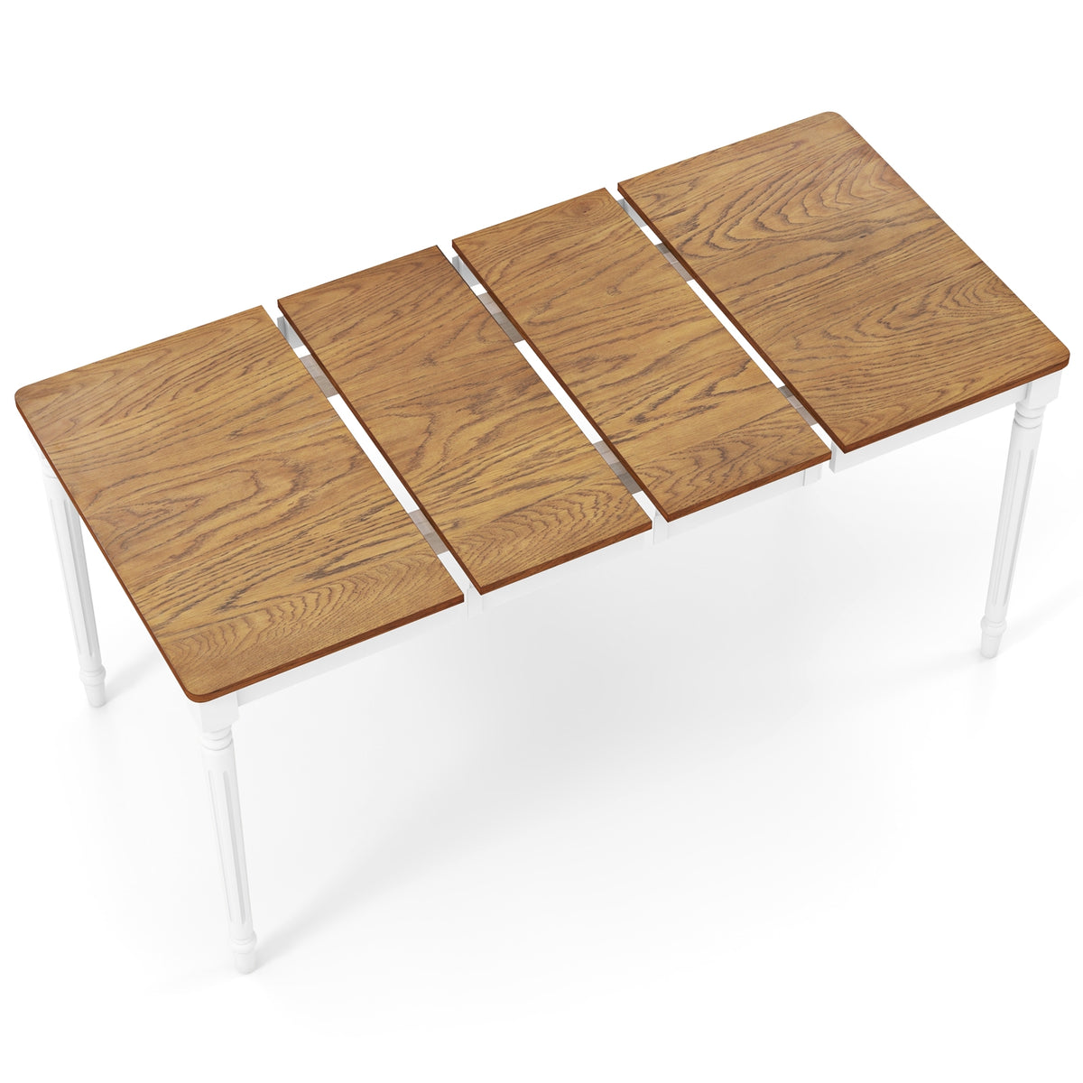 Extendable Dining Table, For 4-8 People, White Dining Tables at Gallery Canada