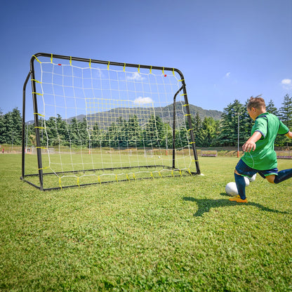 Kids Soccer Rebounder And Goal, Adjustable Height, Black Sport Equipments at Gallery Canada