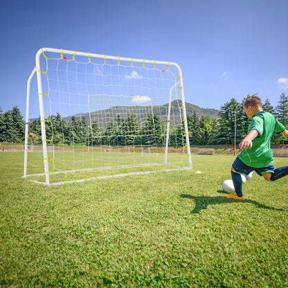 Kids Soccer Rebounder And Goal, Adjustable Height, White Sport Equipments at Gallery Canada