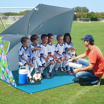 UPF50+ Sun Protection Beach Umbrella Tent, With Carrying Bag, Blue Tents at Gallery Canada