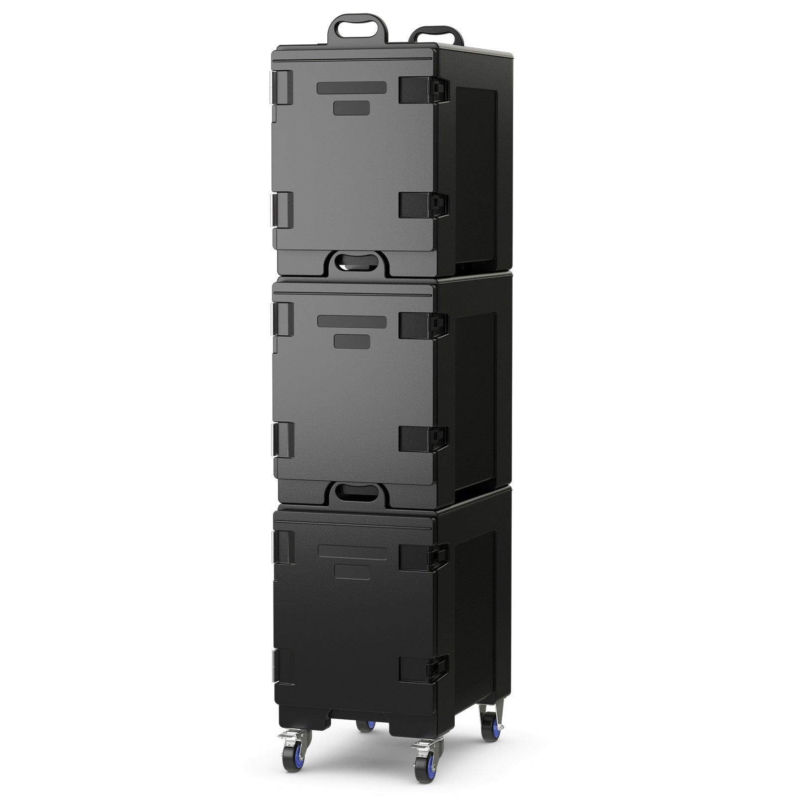 3-Piece Stackable Insulated Food Pan Carrier, 81 Quart LLDPE Food Box Food Warmers & Burners Options at Gallery Canada