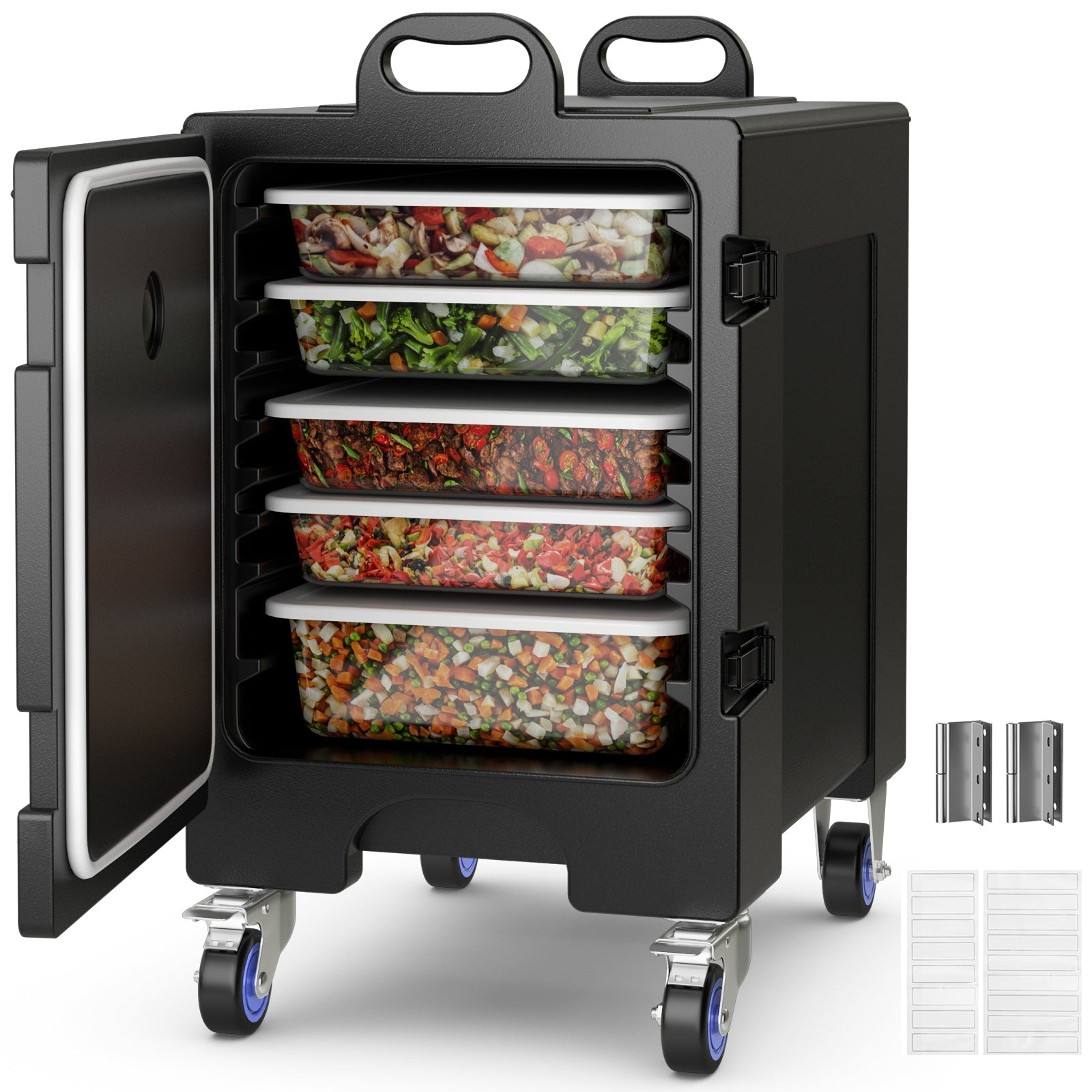 3-Piece Stackable Insulated Food Pan Carrier, 81 Quart LLDPE Food Box Food Warmers & Burners at Gallery Canada