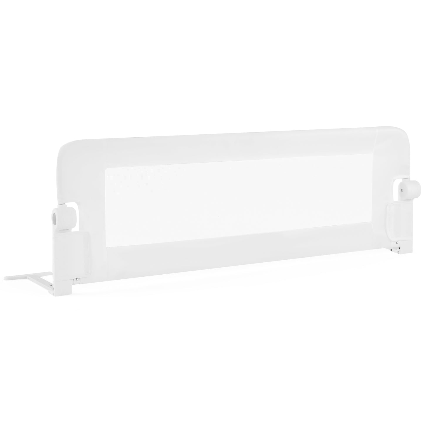 Foldable Baby Bed Rail, Swing Down Guard Rail, White Bassinets & Bedside Sleepers White at Gallery Canada