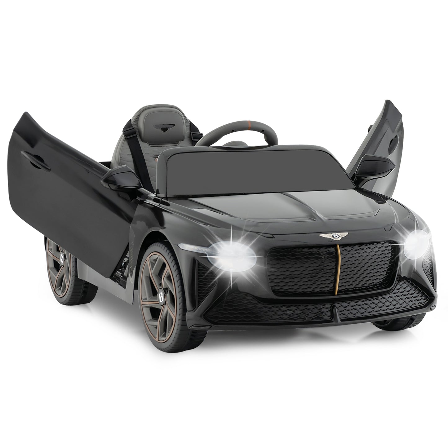 12V Kids Ride-On Bentley Bacalar Car, Black