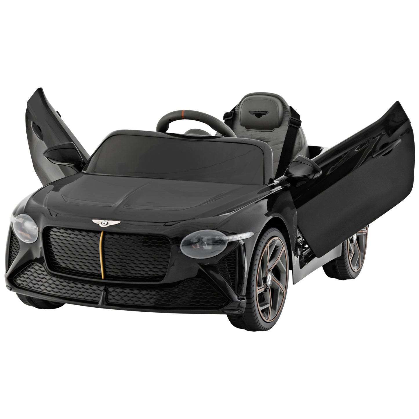 12V Kids Ride-On Bentley Bacalar Car, Black