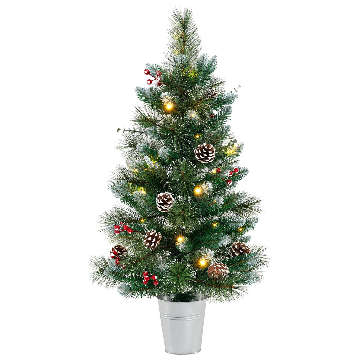 3 FT Battery Tabletop Holiday Decoration, 81 PVC Pine Needles, Green Christmas Green at Gallery Canada
