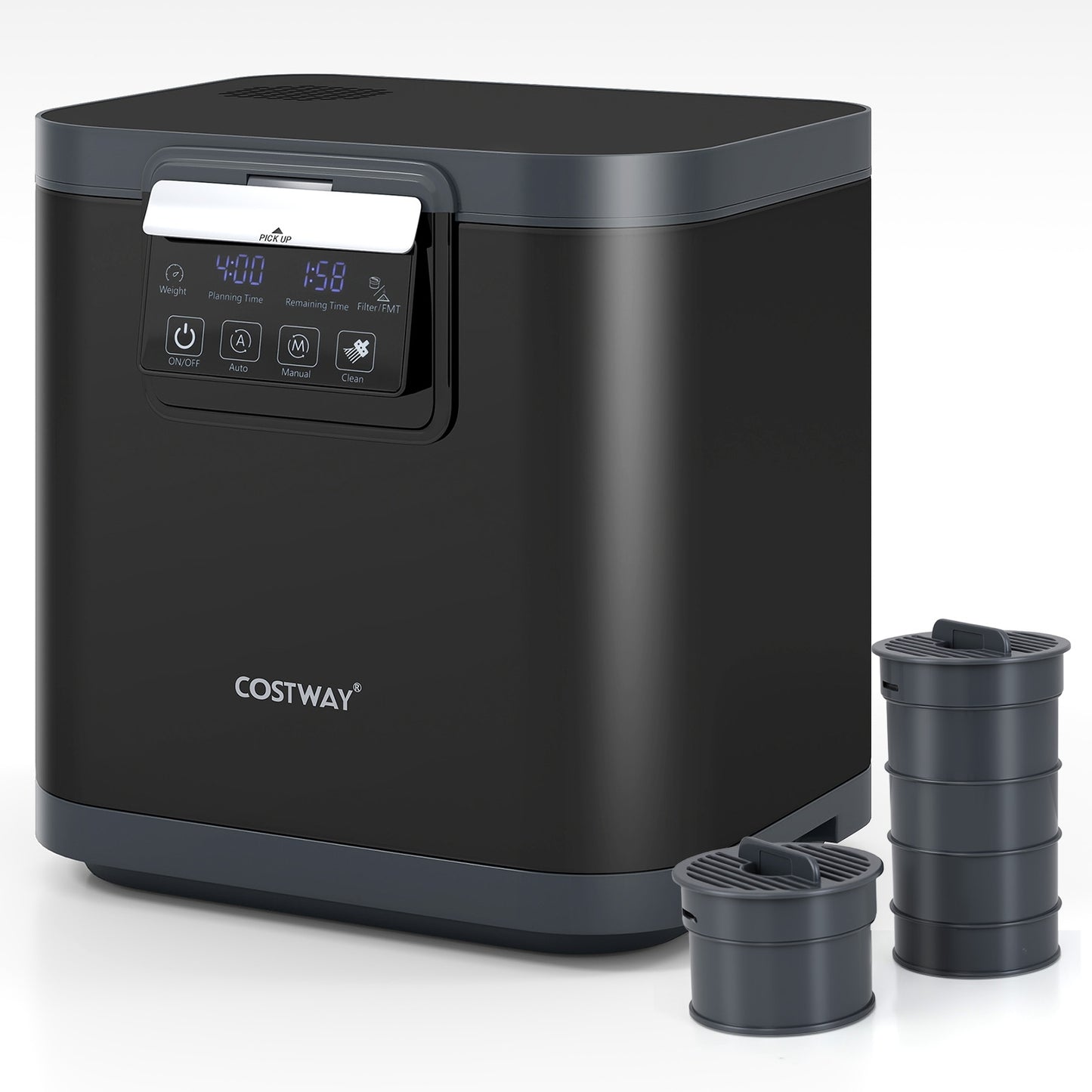 4 L Electric Kitchen Composter With Lid, LED Display, Black Food Mixers & Blenders at Gallery Canada