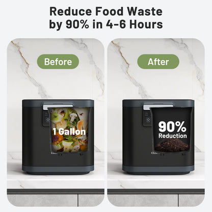 4 L Electric Kitchen Composter With Lid, LED Display, Black Food Mixers & Blenders at Gallery Canada