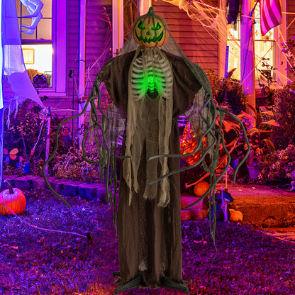 6 Feet Halloween Animatronic Ghost Pumpkin, Multicolor Halloween at Gallery Canada