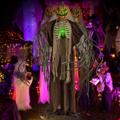 6 Feet Halloween Animatronic Ghost Pumpkin, Multicolor Halloween at Gallery Canada