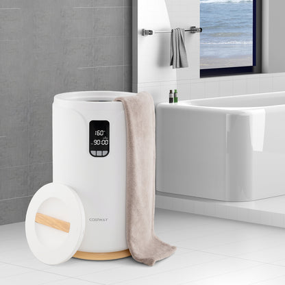20L Towel Warmer Bucket, 30/60/90 Min Heating Time, White Dryers at Gallery Canada