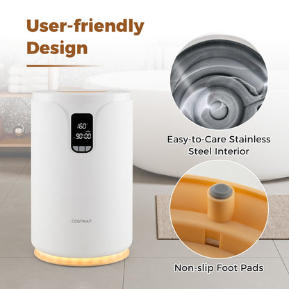 20L Towel Warmer Bucket, 30/60/90 Min Heating Time, White Dryers at Gallery Canada