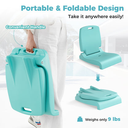 Foldable Outdoor Pool Chair, Green Beach & Lawn Chairs at Gallery Canada