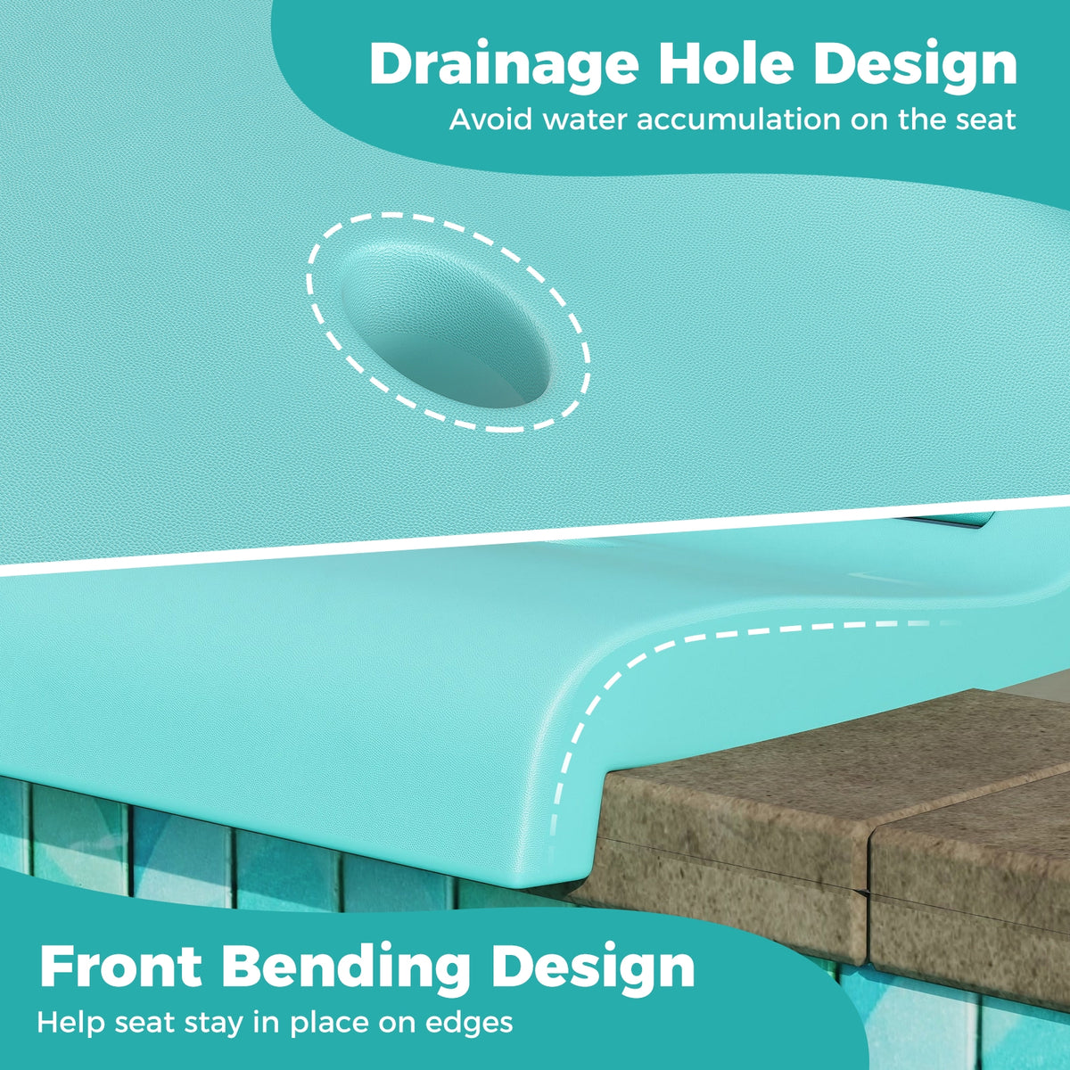 Foldable Outdoor Pool Chair, Green Beach & Lawn Chairs at Gallery Canada