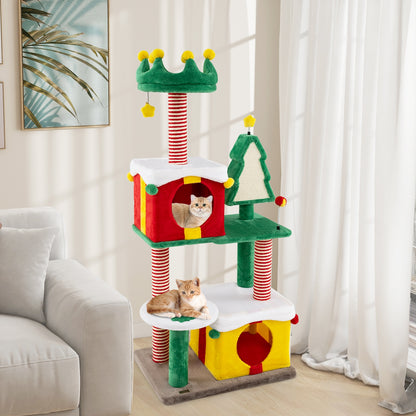 Cat Tree Tower For Indoor Cats, With Scratching Posts, Multicolor Cat Trees Condos & Scratchers at Gallery Canada