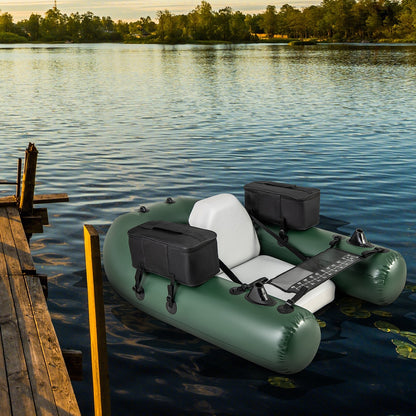 Inflatable Fishing Float Tube, With Fish Ruler And Angling Base, Camouflage Water Sports at Gallery Canada
