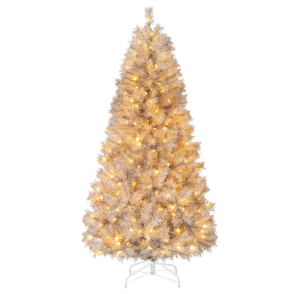 Artificial Christmas Tree With LED Lights, 6FT, Silver Christmas Tree at Gallery Canada