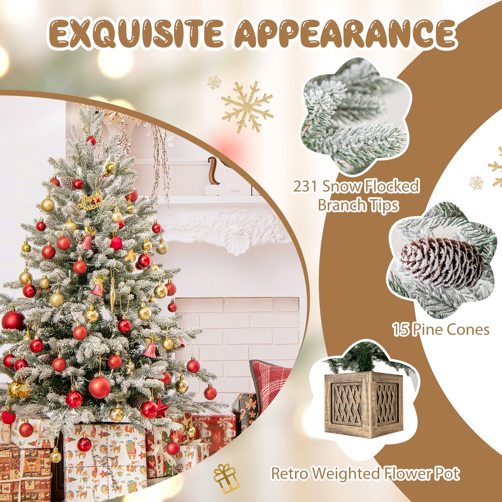 4 FT Pre-Lit Artificial Christmas Tree, 100 LED Lights, Green Christmas Tree at Gallery Canada