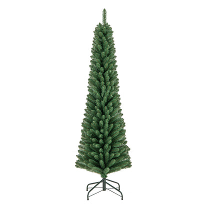 6 Ft Pencil Christmas Tree, 671 Memory Wire Tips, Metal Stand, Green Christmas Tree Green at Gallery Canada
