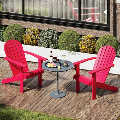 Acacia Wood Adirondack Chair, Red Adirondack Chairs at Gallery Canada
