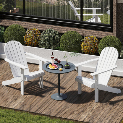 Acacia Wood Patio Adirondack Chair, White Adirondack Chairs at Gallery Canada