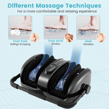 Foot And Calf Massager With Heat, Gray Foot Massager at Gallery Canada