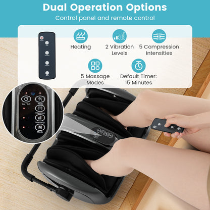 Foot And Calf Massager With Heat, Gray Foot Massager at Gallery Canada