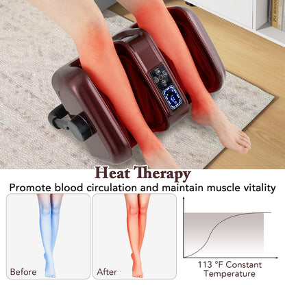 Electric Leg Massager With Heat, Shiatsu Deep Kneading, Red Foot Massager at Gallery Canada