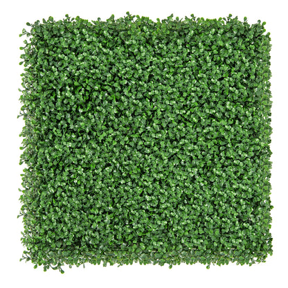 12 Artificial Boxwood Wall Panels, 20 x 20 Inch, Green Decorative Fencing & Flooring at Gallery Canada