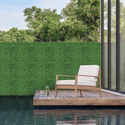 12 Artificial Boxwood Wall Panels, 20 x 20 Inch, Green Decorative Fencing & Flooring at Gallery Canada