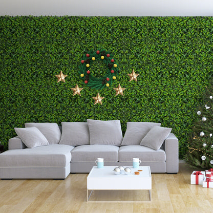 12 Pieces 20 x 20 Inch Artificial Greenery Foliage Panels, Green Decorative Fencing & Flooring at Gallery Canada