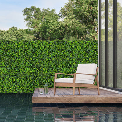 12 Pieces 20 x 20 Inch Artificial Greenery Foliage Panels, Green Decorative Fencing & Flooring at Gallery Canada