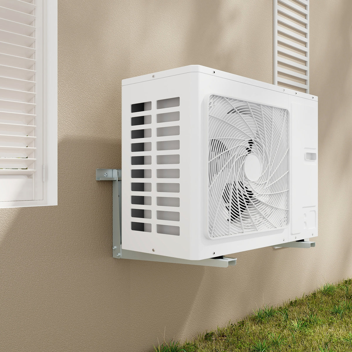 Mini Split Wall Mount Bracket, 12000-24000 BTU, Silver Mini Split Air Conditioners at Gallery Canada