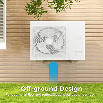 Mini Split Wall Mount Bracket, 12000-24000 BTU, Silver Mini Split Air Conditioners at Gallery Canada